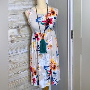 Floral Sleeveless Dress